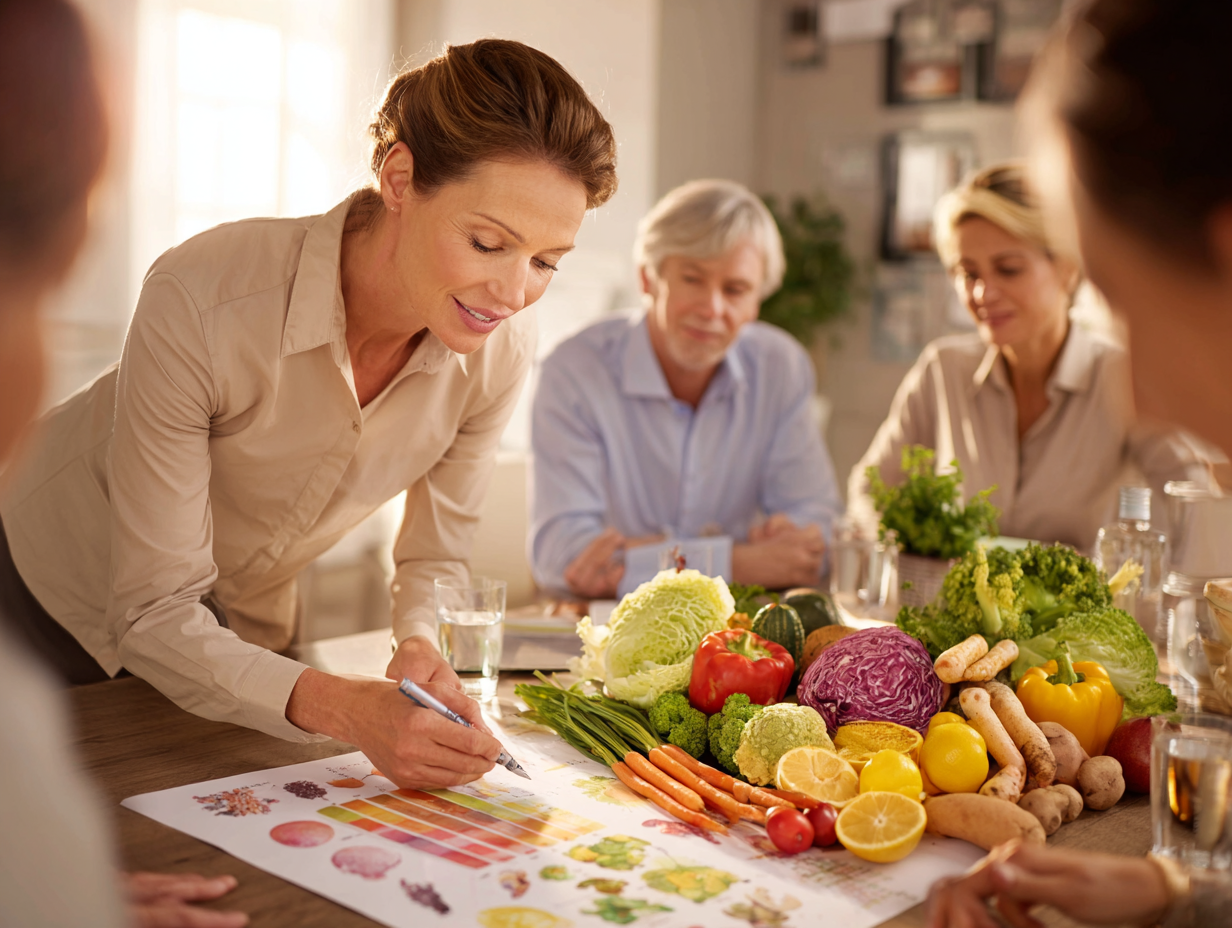Консультант з харчування розробляє персональний план харчування за комп'ютером